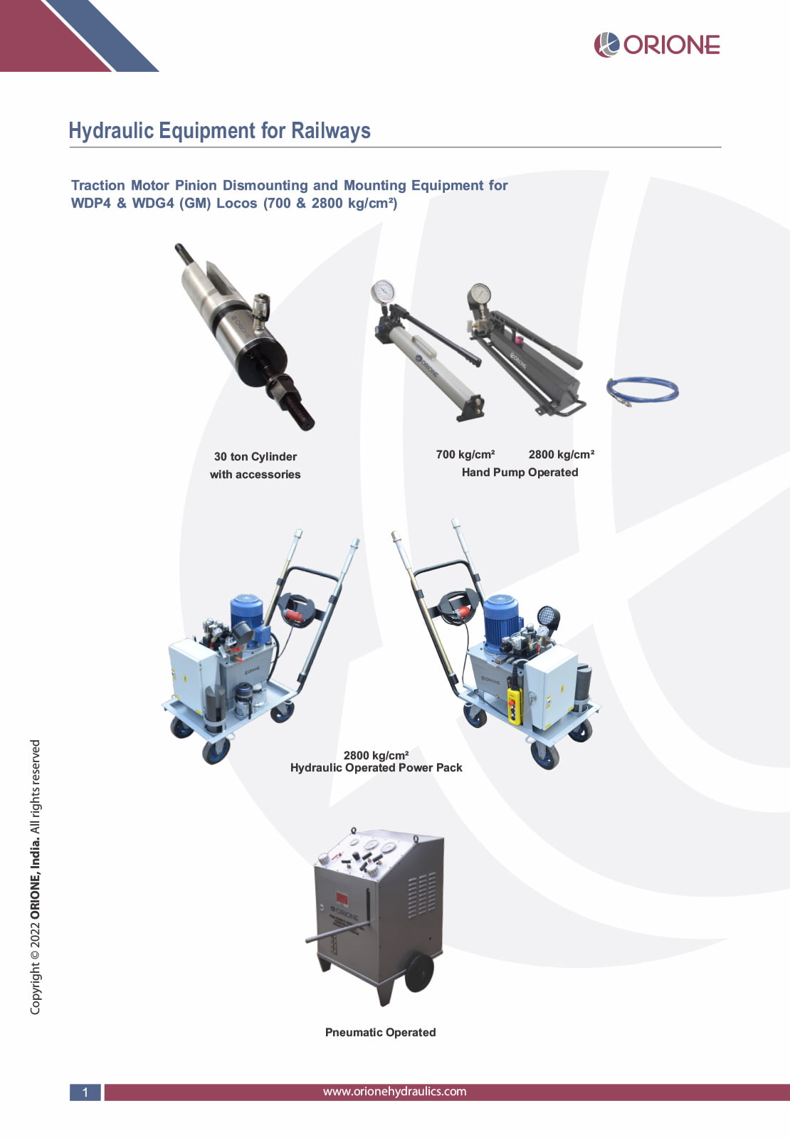 Traction Motor Pinion Dismounting and Mounting<br><br>