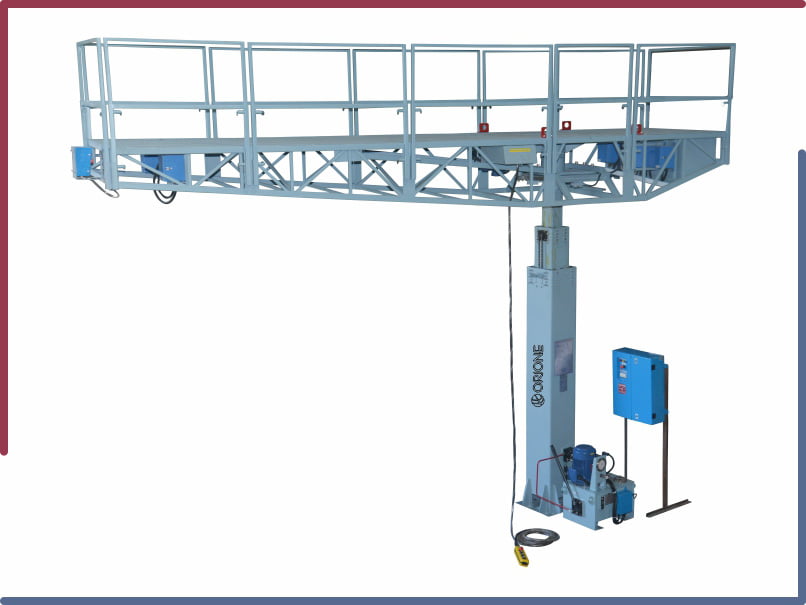 Lifting Cum Swiveling Platform