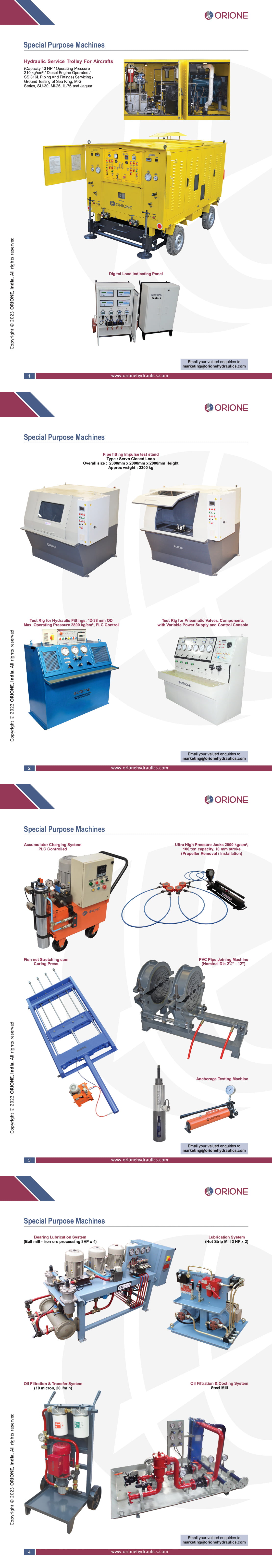 Special Purpose Machines<br> <br>